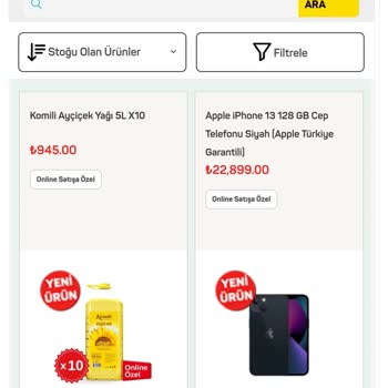 Param/E-ticaret Marka Taklidiyle Dolandırıcılık A101 Online Sitesini Taklit Etme