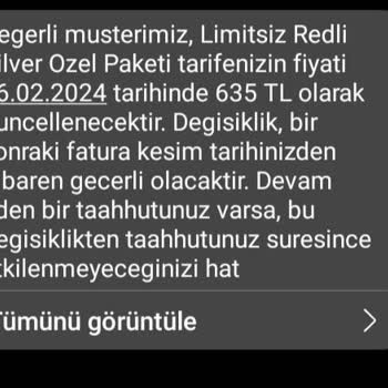 Vodafone Aşırı Zamlı ve İstenmeyen Paket