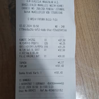 BİM'de Satılan Hastel Marka Künefeden Tahta Çıktı
