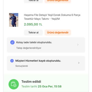 Hepsiburada İademi Kabul Etmediler