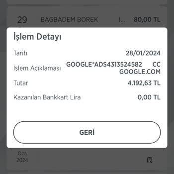 Google Ads Bilgi Dahilinde Hesaptan Para Çekiyor
