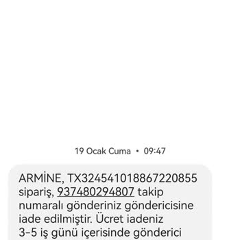 Armine Para İademi Gerçekleştirmiyor