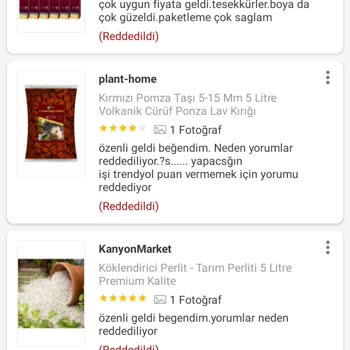 Trendyol Keyfi Yorum Reddetme