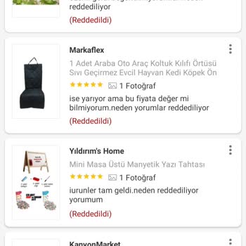 Trendyol Keyfi Yorum Reddetme