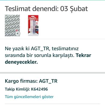 Ürünü Vaktinde Teslim Etmiyor Ve Yanlış Bildirim Yapıyor