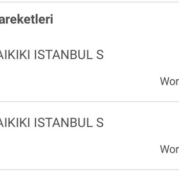 LCW Mükerrer Ödeme Yapılması