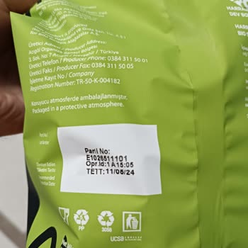 File Market Harras Marka Yer Fıstıklı Cips Kalite Sorunu ve Sağlık Endişesi