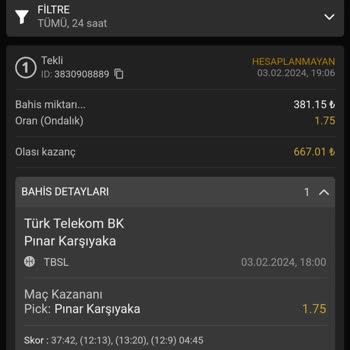 Betasus Kazanan Kuponu Sonuçlandırmıyor