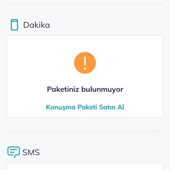 Türk Telekom Kalan Haklarımı Göremiyorum Ek Paket Alamıyorum