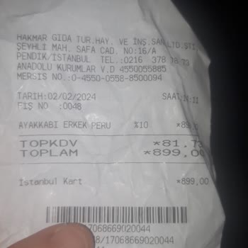 Hakmar Gıda İade İşlemi Yapmadı