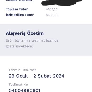 Penti Kendi Kendine Stok Olmasına Rağmen Siparişimi İptal Etti