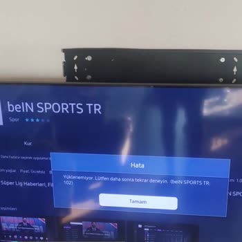 Samsung 55 QLED TV Uygulama İndiremiyorum