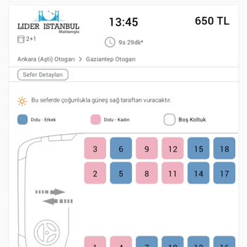 Lider İstanbul Muhtaroğlu Turizm Otobüs Bileti Ücretini Arttırma Yöntemi