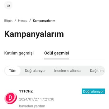 Bitget Airdrop Ödülümün Verilmemesi