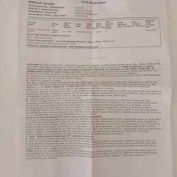 Pegasus Havayolları Uçuş Kapı Değişikliği Ve Mağduriyet Şikayeti