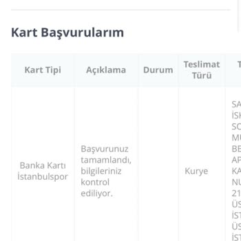 Passo Kart Tarafıma Ulaşmadı