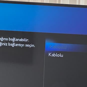Philips TV Kablosuz Ağ Seçeneğine Basılmıyor. Smart TV Kullanamıyorum