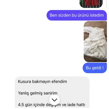 Bebektonkids (Instagram) Yanlış Ürün İlgilenen Yok
