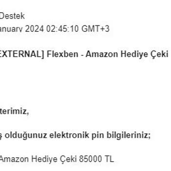 Amazon Hesabımdaki Parayı Haksız Yere Kullandırtmıyor