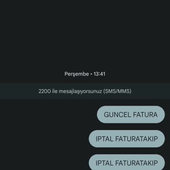 Turkcell Fatura Takip Aboneliği İptal Edemiyorum.