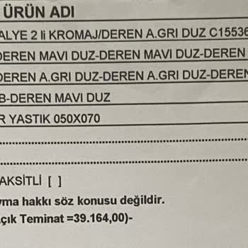 İstikbal Koltuk Takımı Sünger Sorunu