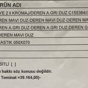 İstikbal Koltuk Takımı Sünger Sorunu