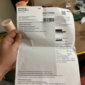 Renault Megane Elektrikli Yedek Parça 2 Aydır Gelemedi