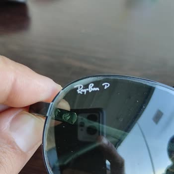 Rayban Gözlük Caminin Kaplama Atması