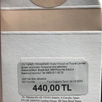 Zara Parfüm Kokusunun 20dk Bile Olmadan Kaybolması Ve Mağazanın Tutumu