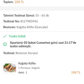 Trendyol Yemek İlgisizliği Ve Umursamazlığı