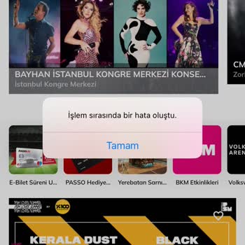 Passolig İşlem Sırasında Hata Oluştu Sorunu
