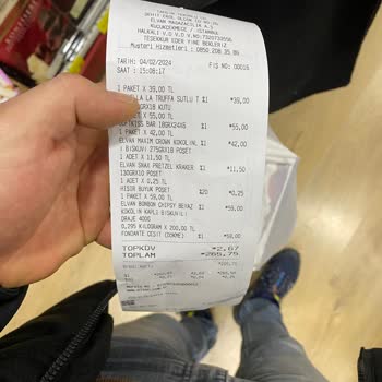 Raf Ve Kasa Fiyatı Tutmayıp Fazla Para Alan Elvan Gıda