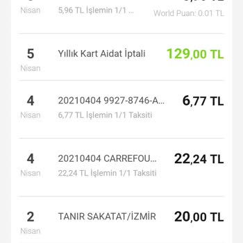 VakıfBank Yıllık Kart Aidatının İadesi