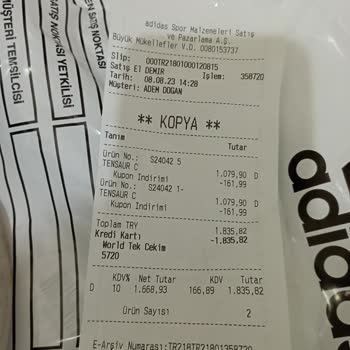 Adidas Üretim Hatalı Ayakkabı