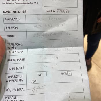 Derimod'da 2 Ayda Solan Deri Ceket Ve İlgisizlikleri...