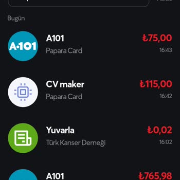 Cvmaker.com.tr Kartımdan 115 Çekti