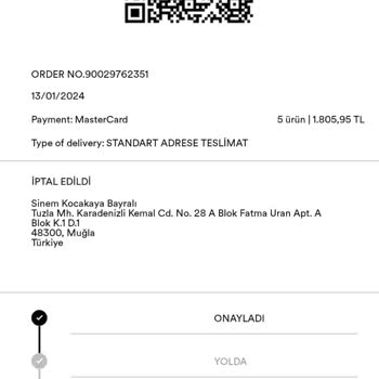 Lefties İptal Edilen Siparişin Para İadesini Yapmıyor!