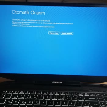 Monster Laptopum Sürekli Mavi Ekran Verdi Ve Üçüncü Haftada Çöktü