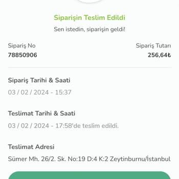 istegelsin Teslim Edilmeyen Ve Sürekli Oyalayıp Duran Sipariş