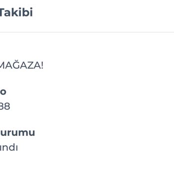 Forma Mağaza (Instagram: forma.magaza) Forma Gelmedi Dönüşte Yok