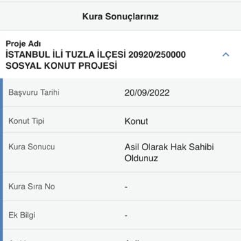 TOKİ Tuzla Sosyal Konut Projesi İletişim Yok