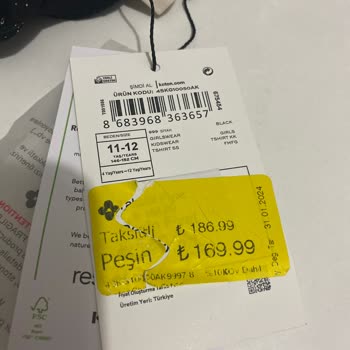 Koton Sarı Etiketli Ürün İndirimli Değil