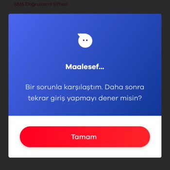 FastPay Uygulaması Doğrulama Kodu Ekranı Hatası