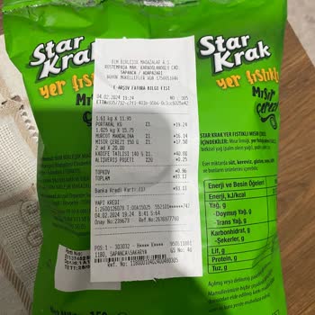 Açılıp Tekrar Bantlanan Cips Paketi BİM