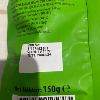 Açılıp Tekrar Bantlanan Cips Paketi BİM