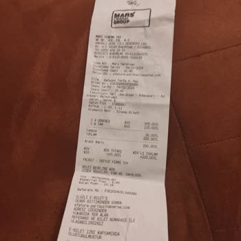 Paribu Cineverse Mars Sinemaları Serdivan AVM De