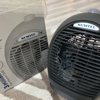 Kumtel Fanlı Isıtıcı Yandı