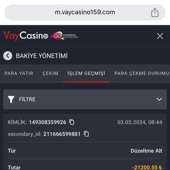 Vaycasino Ödeme Yapmıyor, Bakiye Siliyor