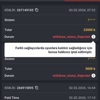 Vaycasino Ödeme Yapmıyor, Bakiye Siliyor