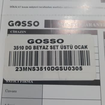 Çelik Kardeşler AVM Gosso Marka Set Üstü Ocak Kusurlu Çıktı!